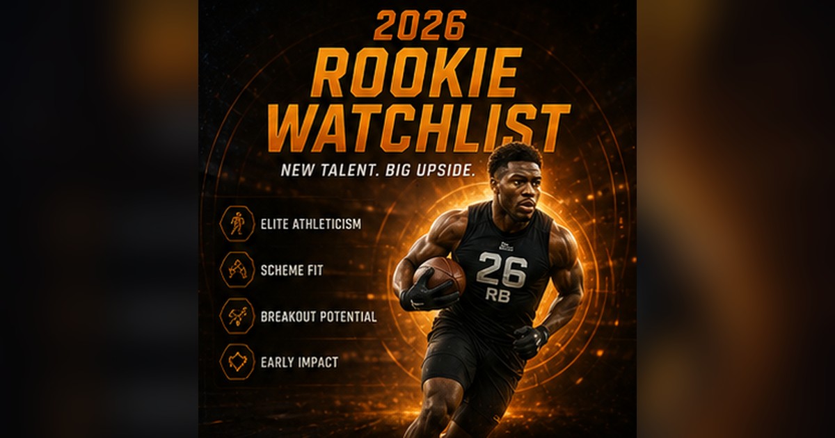 The 2026 Rookie Watchlist: Which First-Year Players Actually Matter for Fantasy